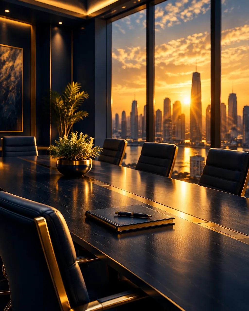 A welcoming ministry consultation room at sunset